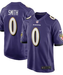 Men's Baltimore Ravens Roquan Smith Purple Team Game Jersey JS8028 nicesnker