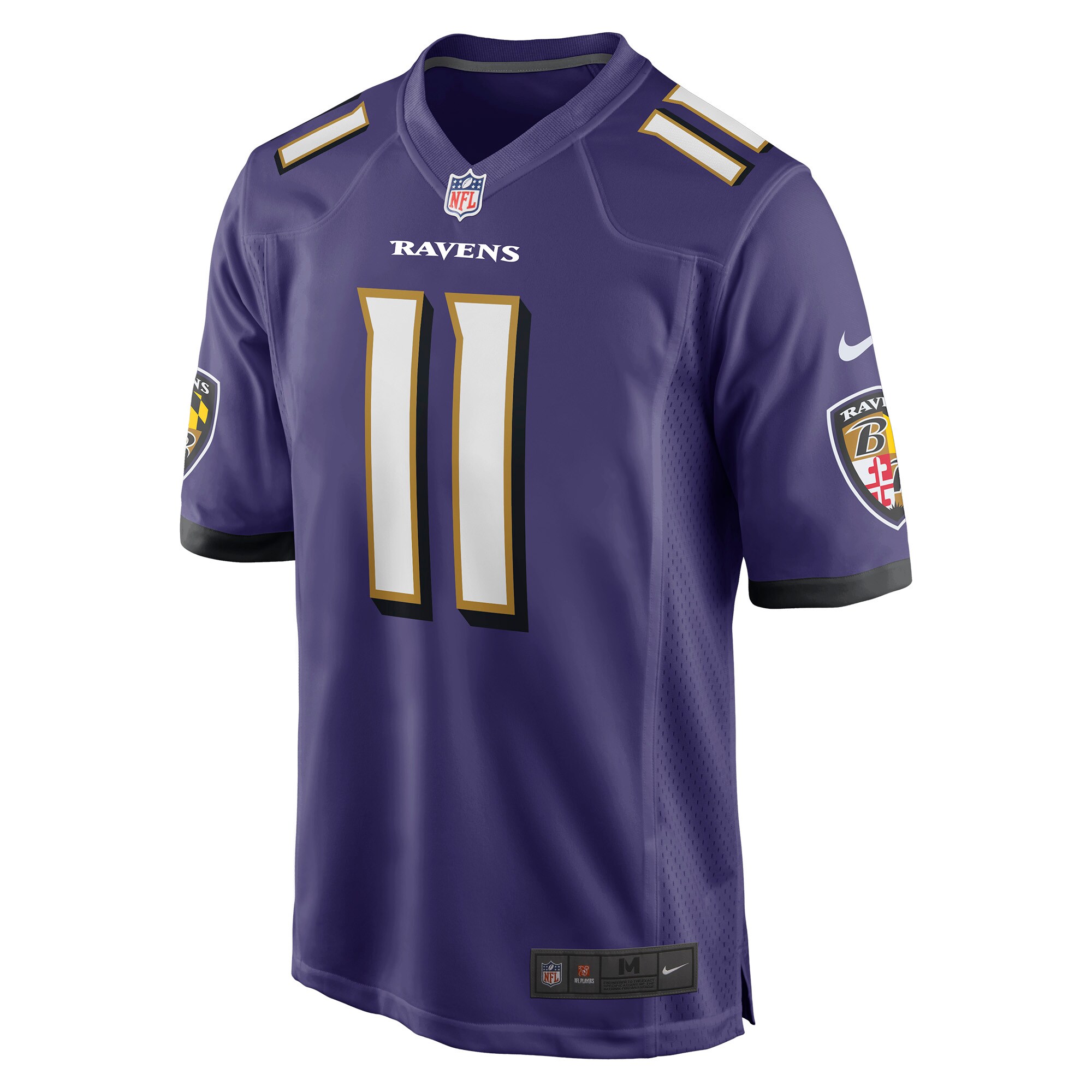 Men's Baltimore Ravens Stout Purple Player Game Jersey JS3687 nicesnker - Image 2