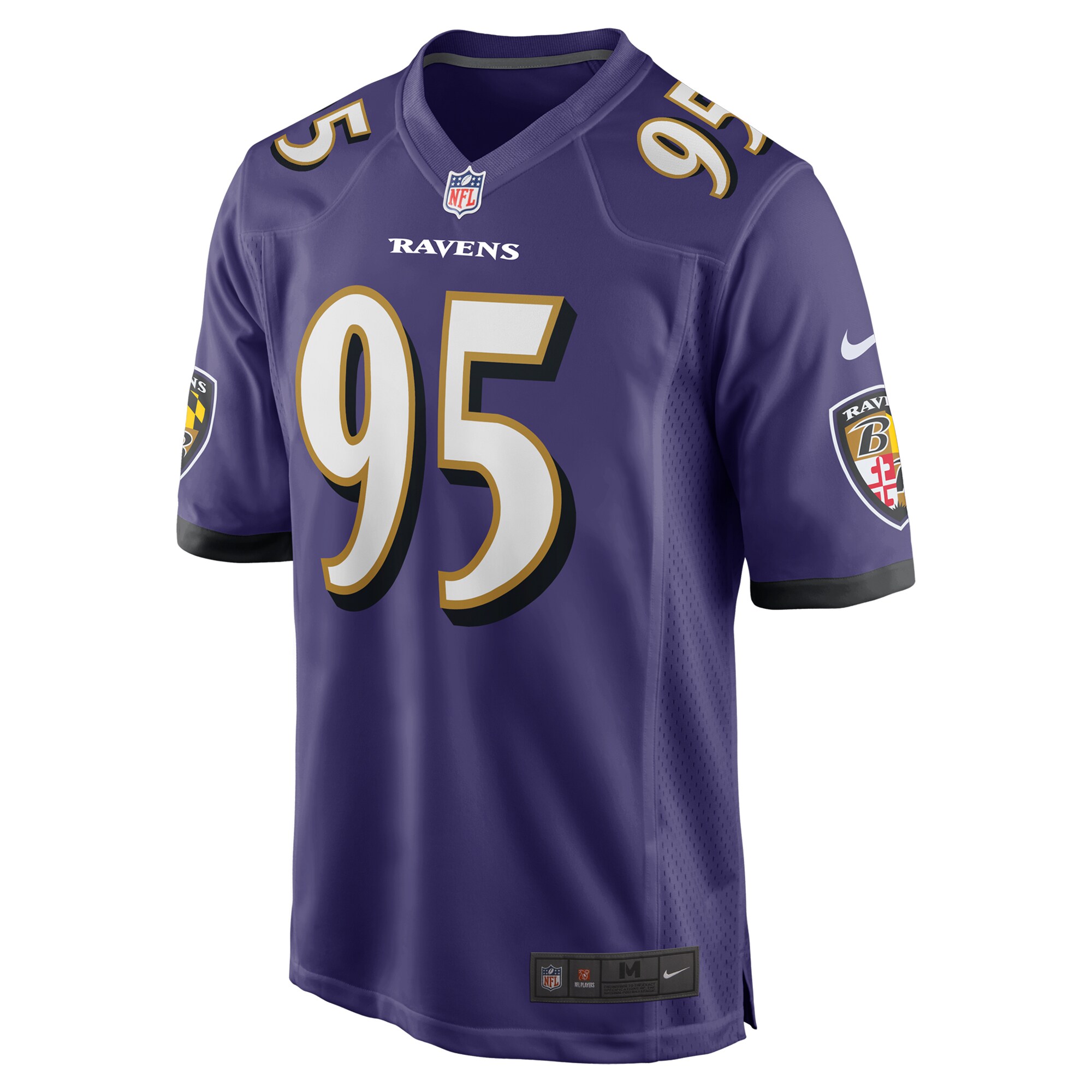 Men's Baltimore Ravens Tavius Robinson Purple Team Game Jersey JS3487 nicesnker - Image 2