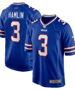 Men's Buffalo Bills Damar Hamlin Royal Game Jersey JS2870 nicesnker