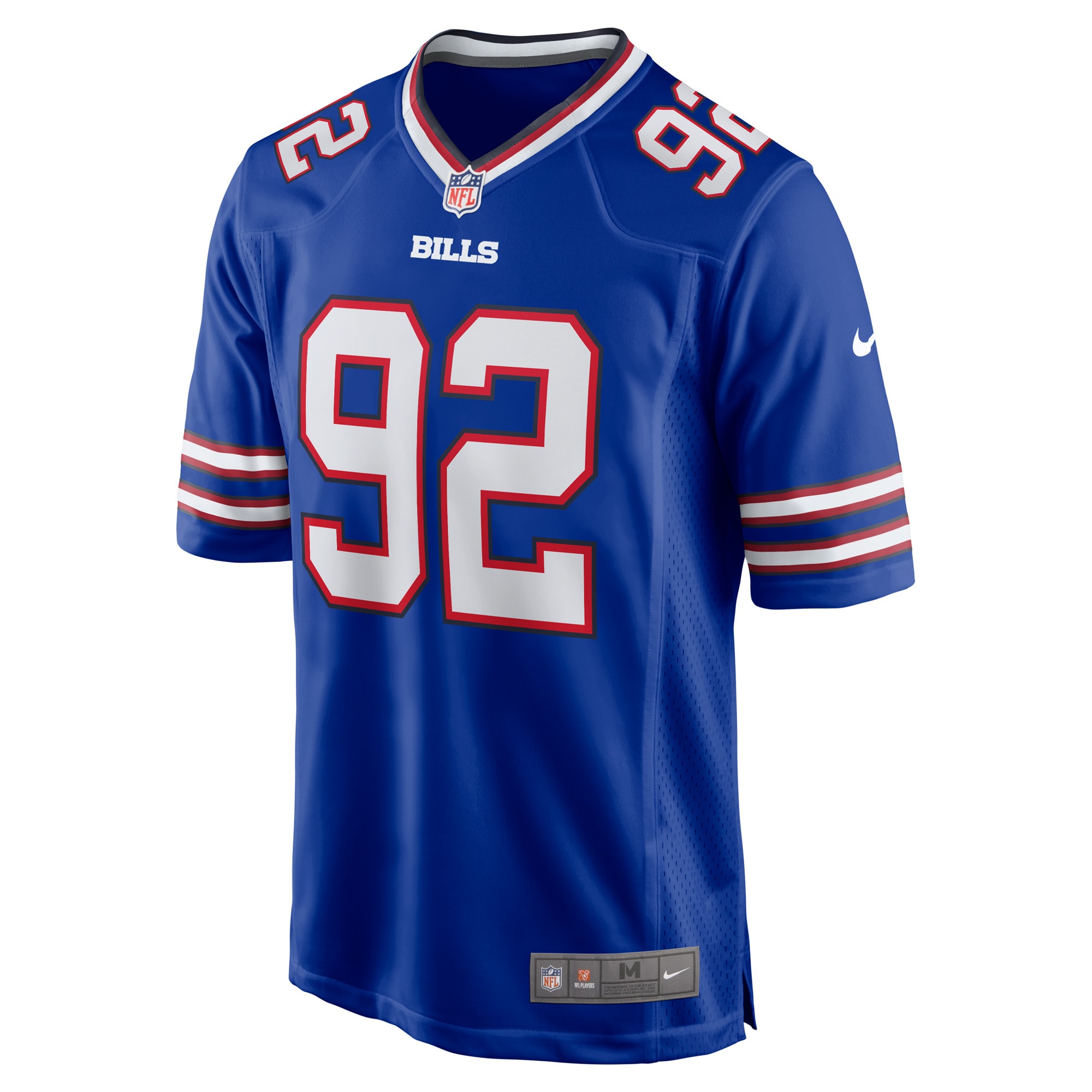 Men's Buffalo Bills DaQuan Jones Royal Game Player Jersey JS1253 nicesnker - Image 2