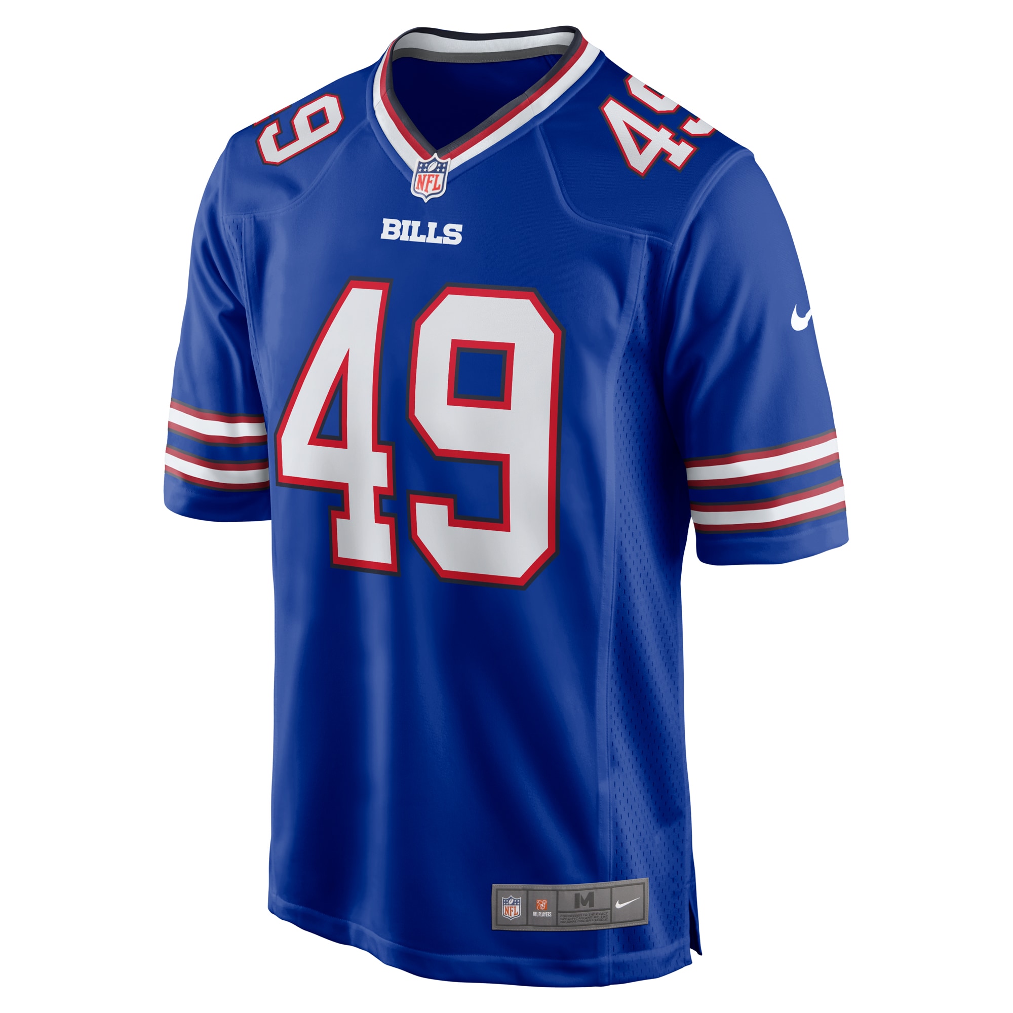 Men's Buffalo Bills DaShaun White Royal Team Game Jersey JS8668 nicesnker - Image 2