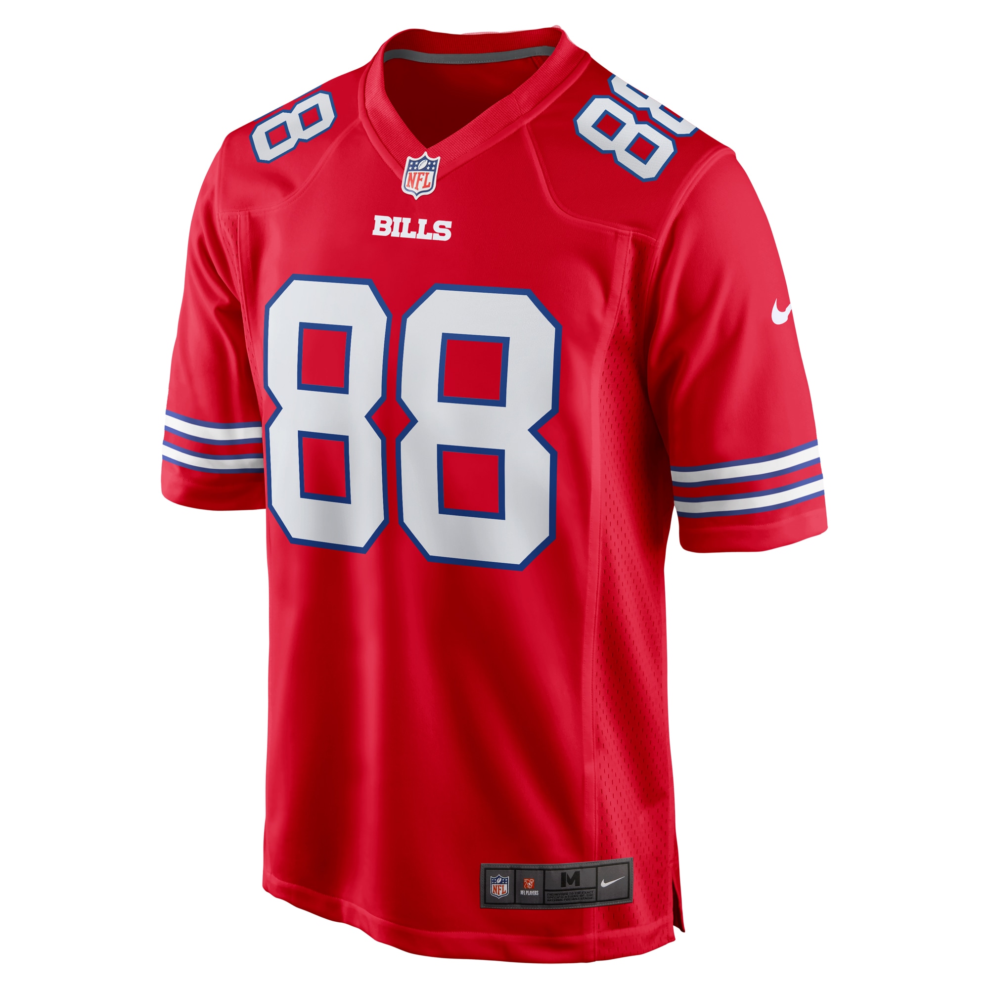 Men's Buffalo Bills Dawson Knox Red Alternate Game Jersey JS1248 nicesnker - Image 2