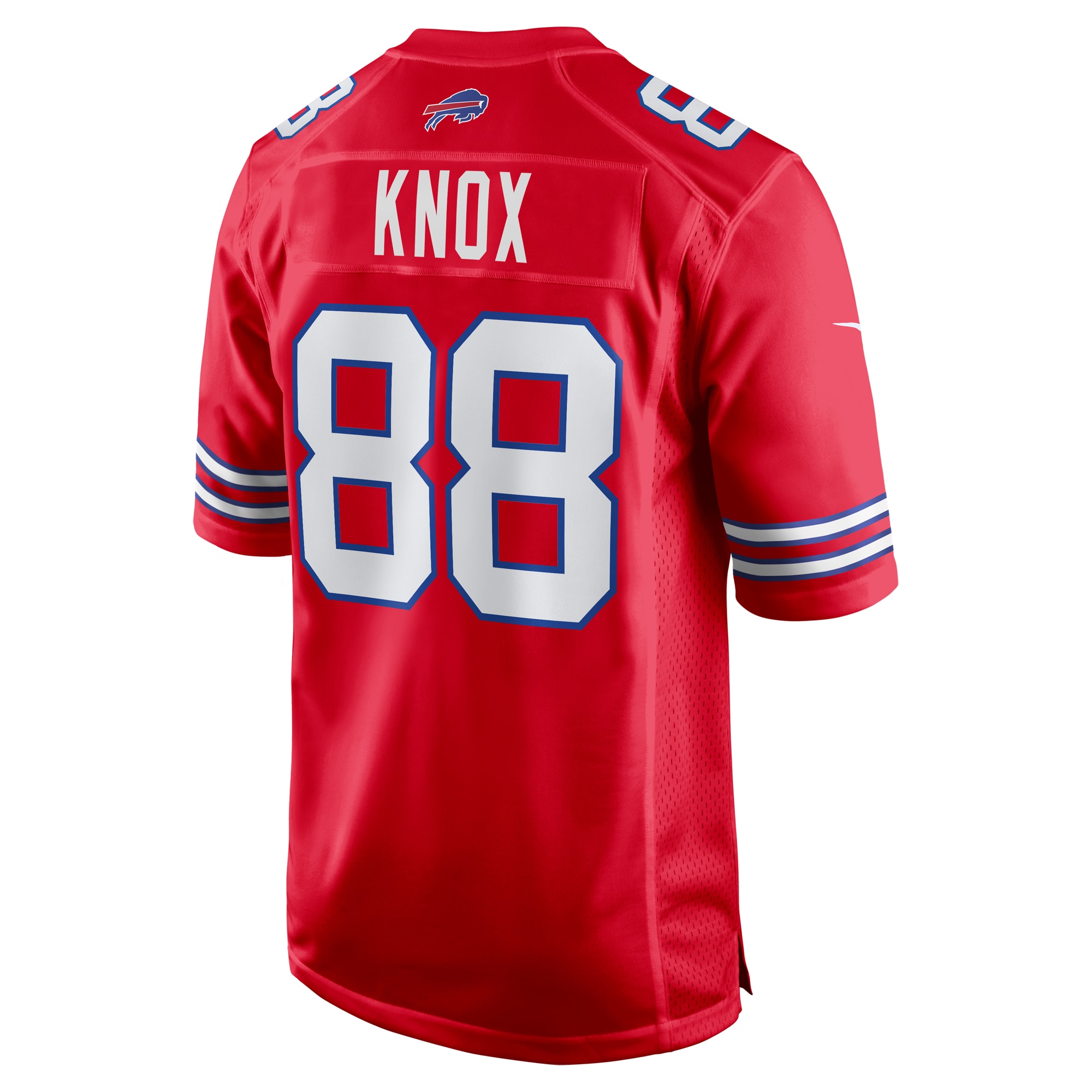 Men's Buffalo Bills Dawson Knox Red Alternate Game Jersey JS1248 nicesnker - Image 3