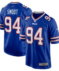 Men's Buffalo Bills Dawuane Smoot Royal Game Jersey JS3381 nicesnker