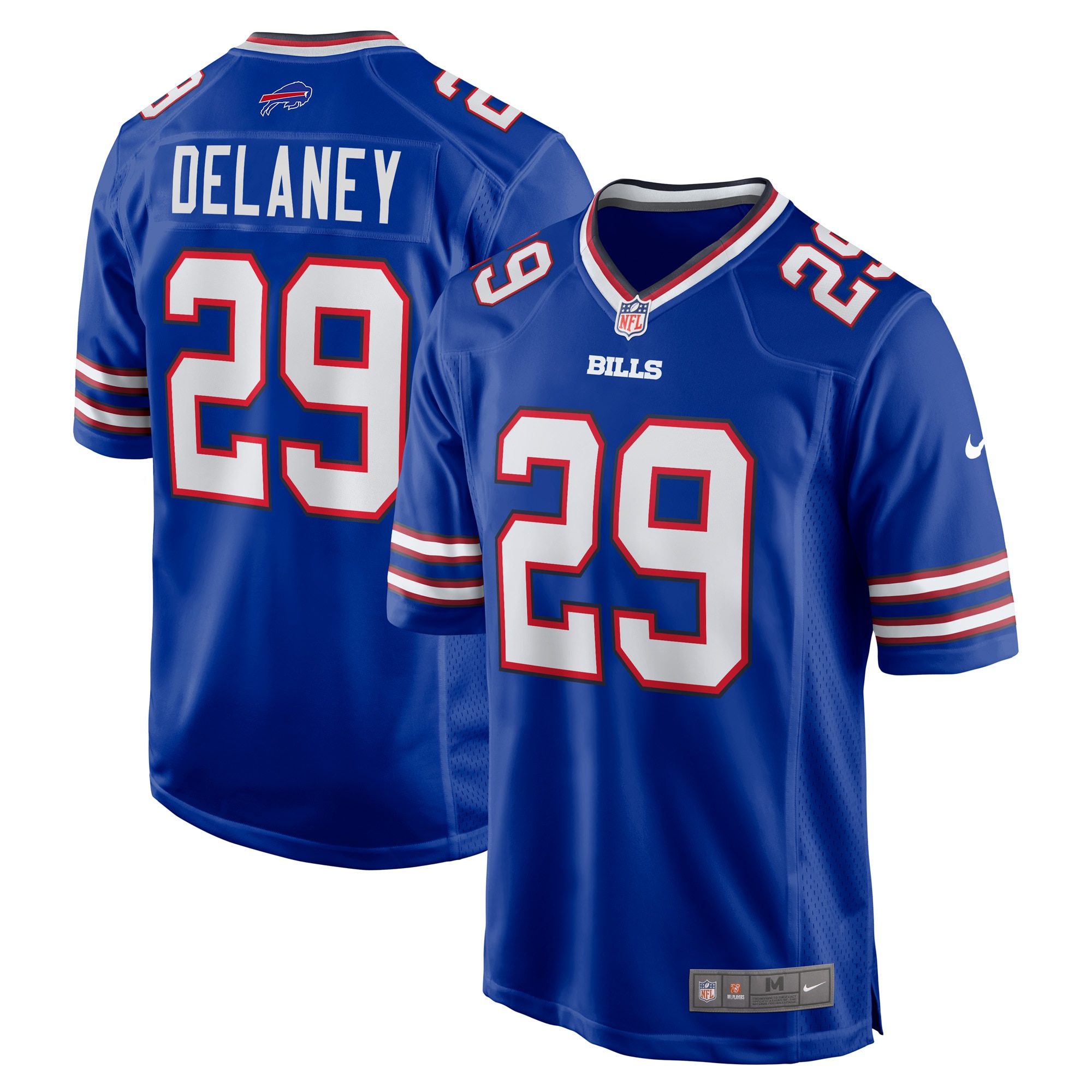 Men's Buffalo Bills Dee Delaney Royal Game Jersey JS5645 nicesnker