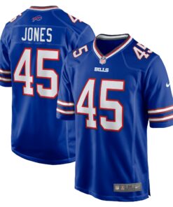 Men's Buffalo Bills Deion Jones Royal Game Jersey JS5529 nicesnker
