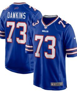 Men's Buffalo Bills Dion Dawkins Royal Game Player Jersey JS3239 nicesnker
