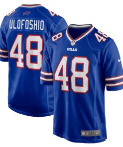 Men's Buffalo Bills Edefuan Ulofoshio Royal Game Jersey JS9433 nicesnker