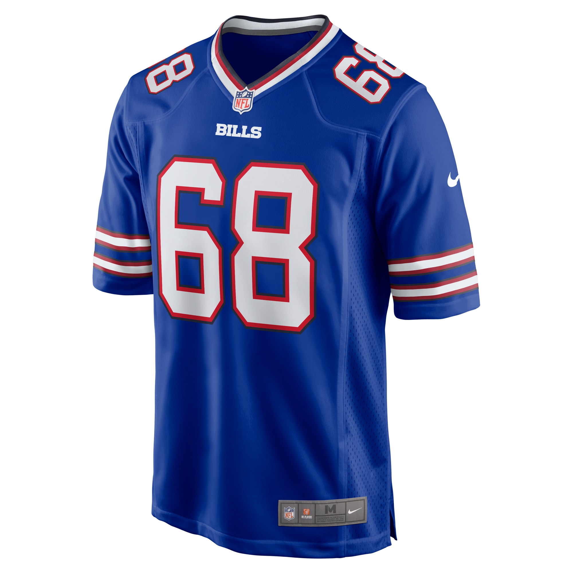 Men's Buffalo Bills Garrett McGhin Royal Team Game Jersey JS5040 nicesnker - Image 2