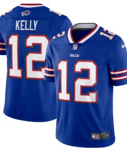 Men's Buffalo Bills Jim Kelly Royal '90s Throwback Retired Player Limited Jersey JS5433 nicesnker