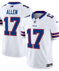 Men's Buffalo Bills Josh Allen White Vapor F.U.S.E. Limited Jersey JS3905 nicesnker