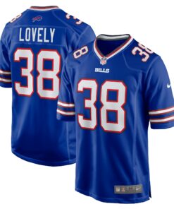 Men's Buffalo Bills Keni-H Lovely Royal Game Jersey JS1496 nicesnker