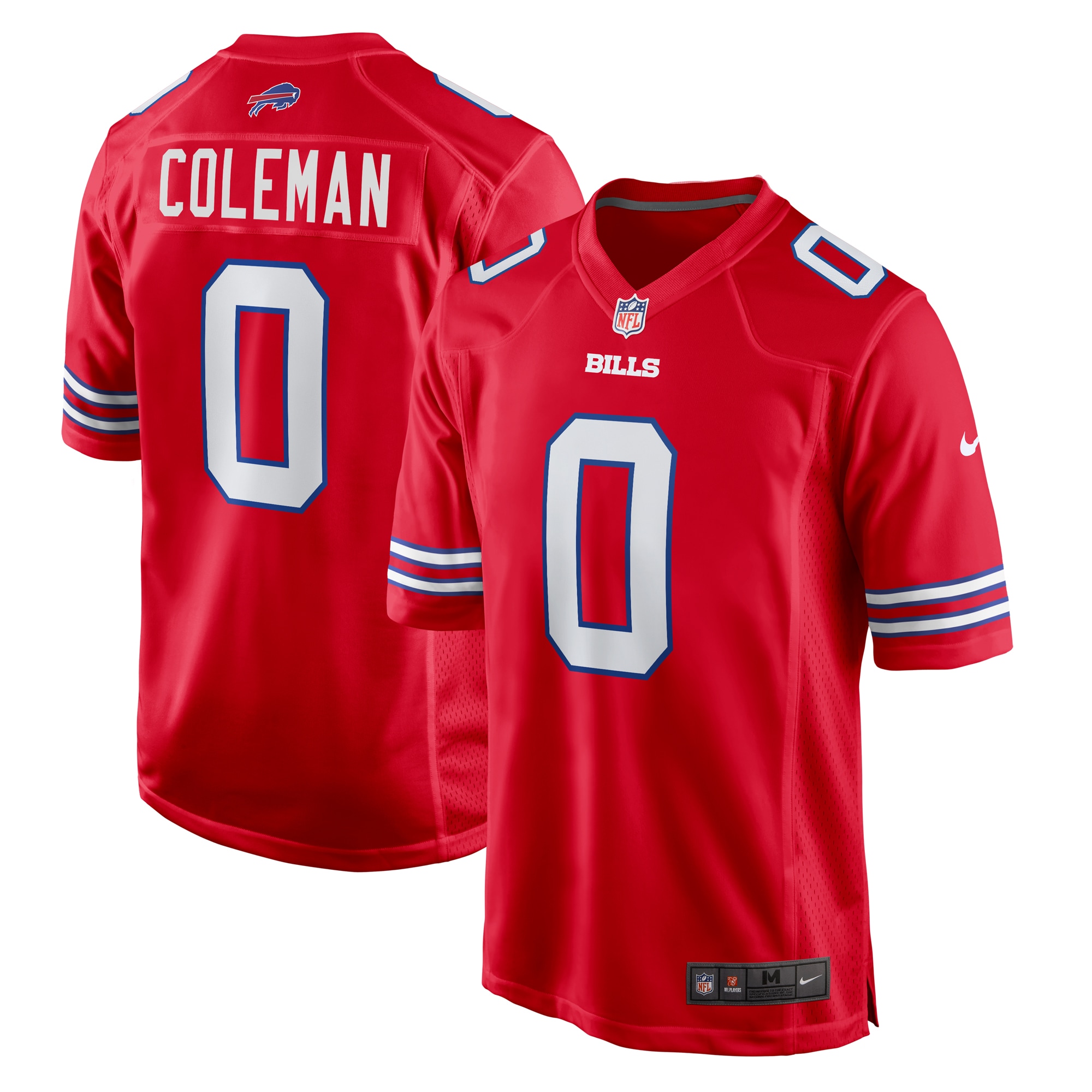 Men's Buffalo Bills Keon Coleman Red Alternate Game Jersey JS9103 nicesnker