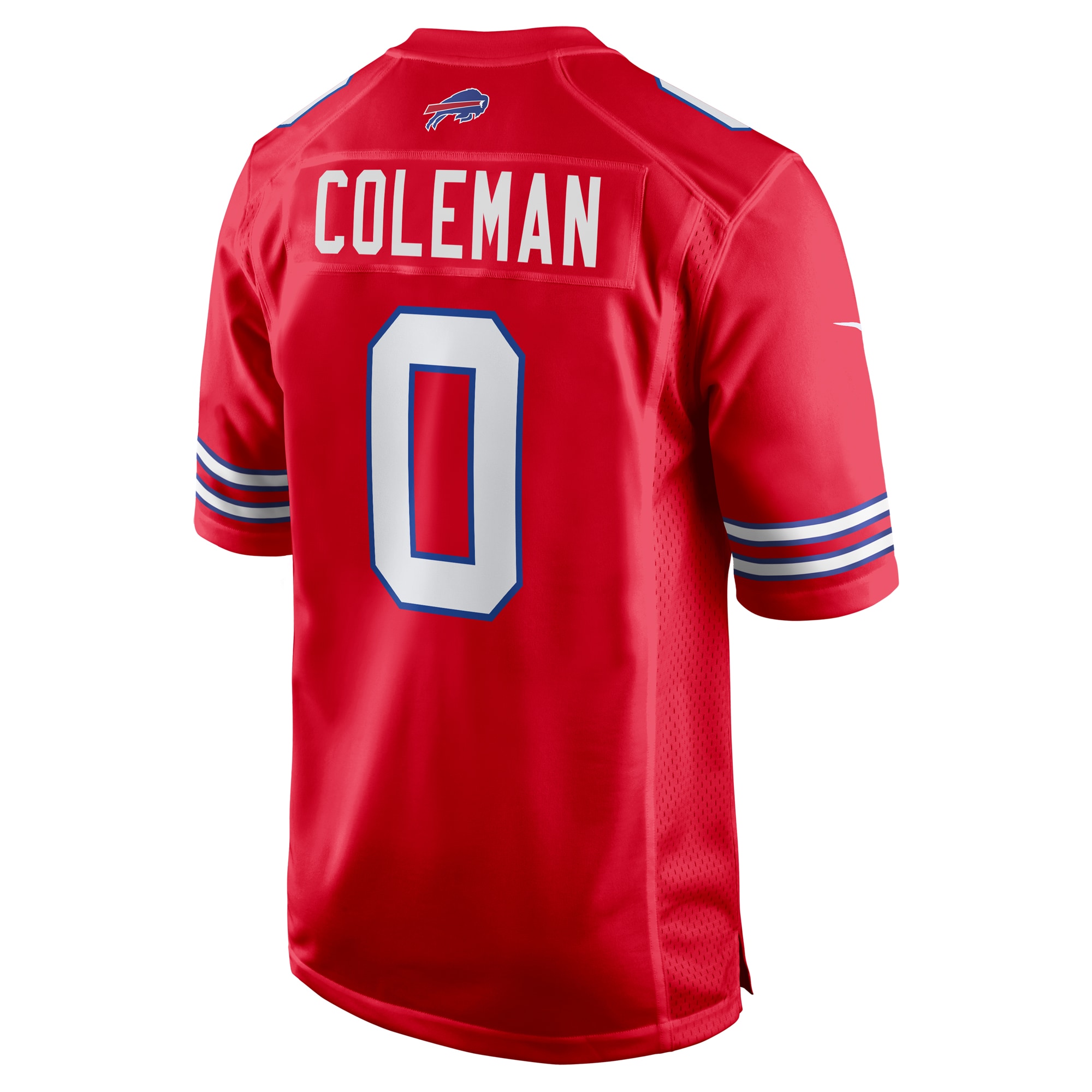 Men's Buffalo Bills Keon Coleman Red Alternate Game Jersey JS9103 nicesnker - Image 3