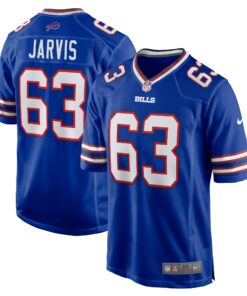 Men's Buffalo Bills Kevin Jarvis Royal Team Game Jersey JS9265 nicesnker