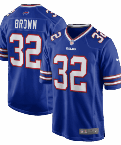 Men's Buffalo Bills Kyron Brown Royal Game Jersey JS8714 nicesnker