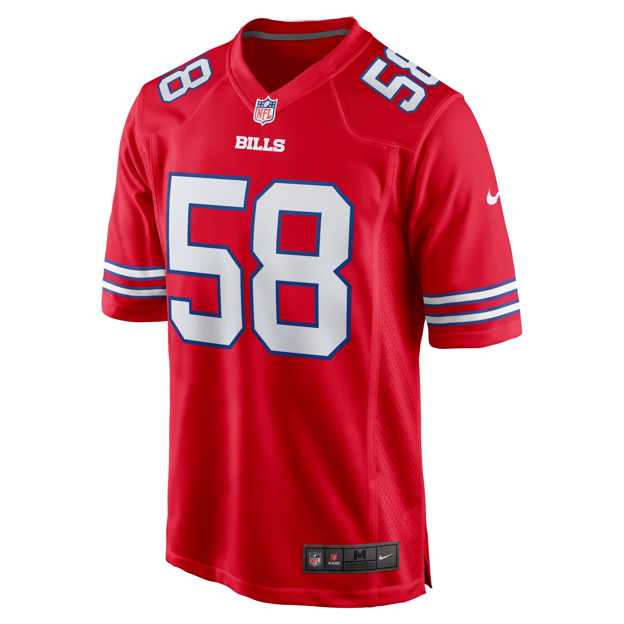 Men's Buffalo Bills Matt Milano Red Alternate Game Jersey JS6341 nicesnker - Image 2