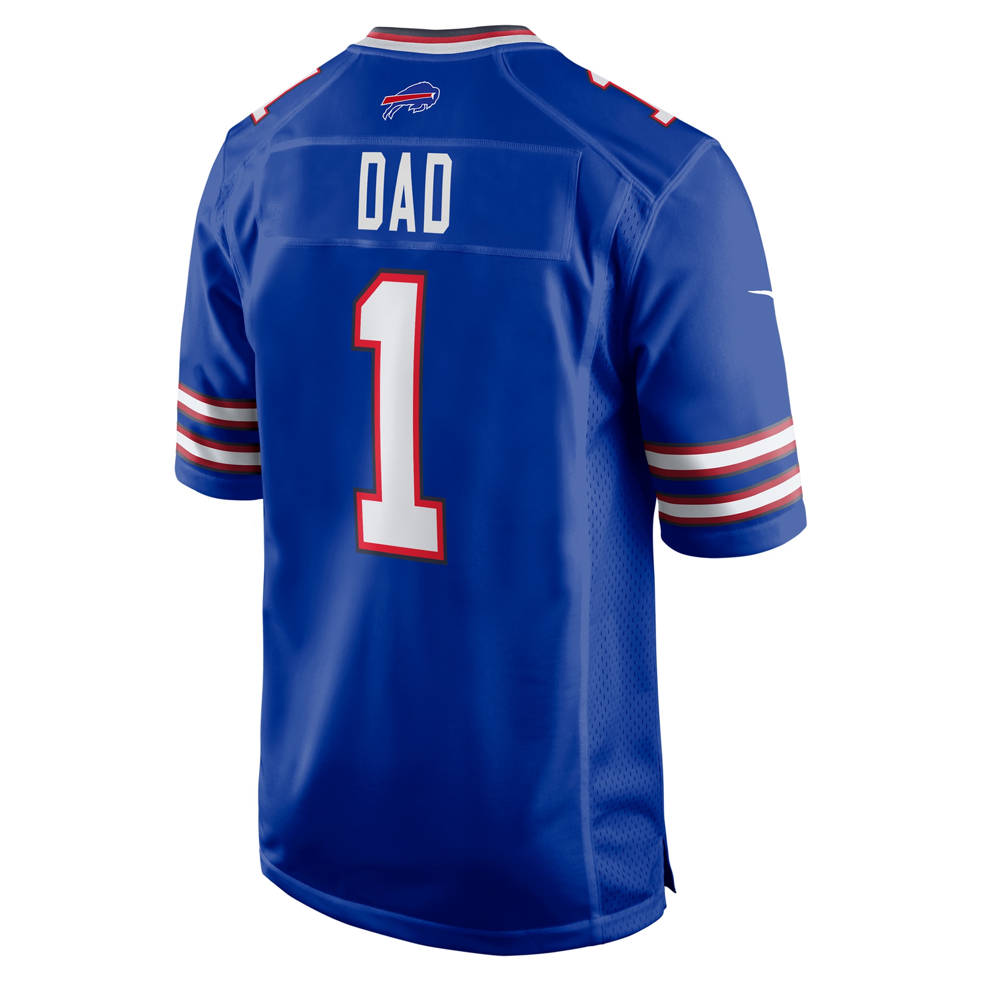 Men's Buffalo Bills Number 1 Dad Royal Game Jersey JS4664 nicesnker - Image 3