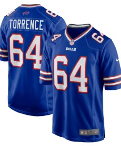 Men's Buffalo Bills O'Cyrus Torrence Royal Home Game Jersey JS3233 nicesnker