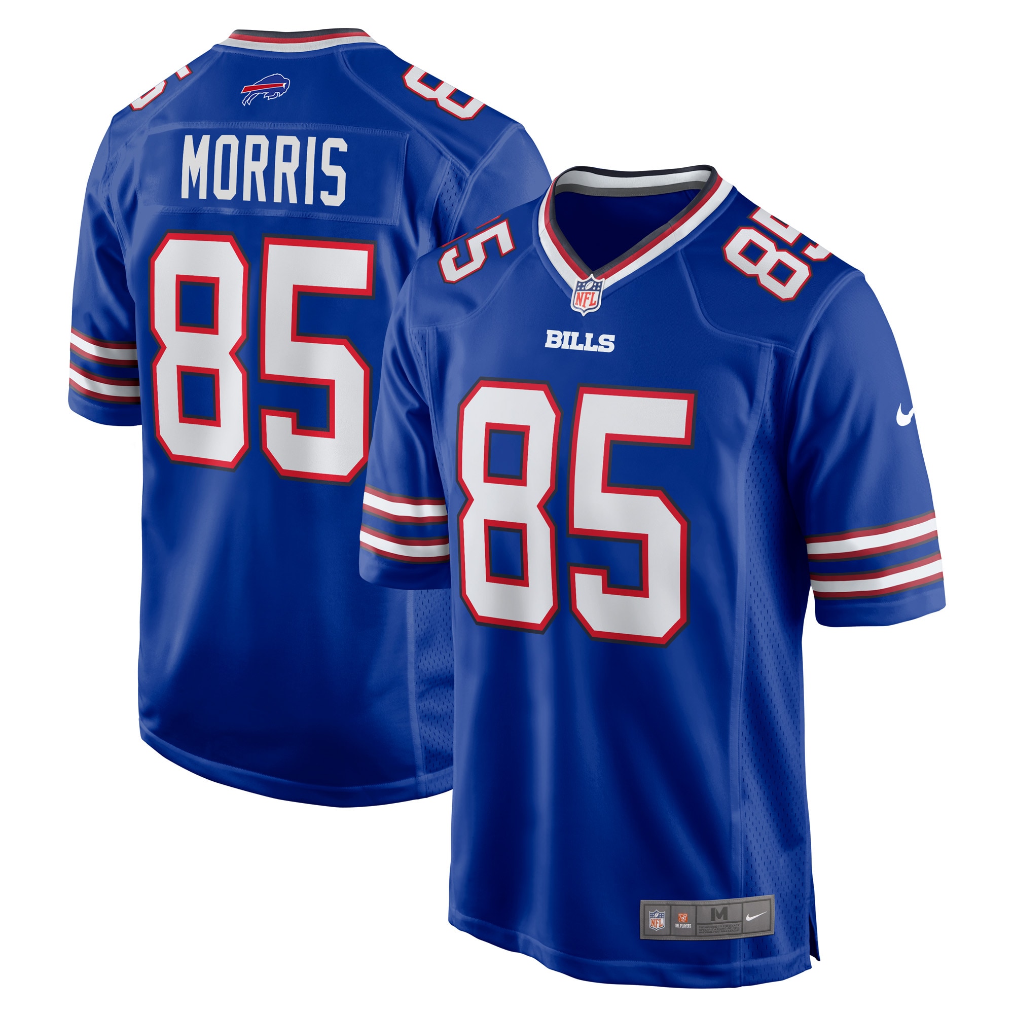 Men's Buffalo Bills Quintin Morris Royal Game Player Jersey JS6202 nicesnker