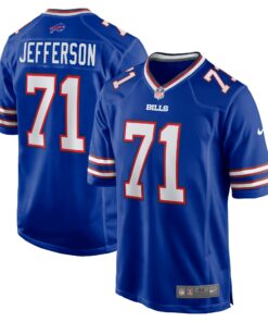 Men's Buffalo Bills Quinton Jefferson Royal Game Jersey JS3405 nicesnker