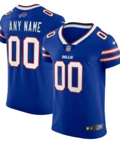 Men's Buffalo Bills Royal Vapor Elite Custom Jersey JS2665 nicesnker