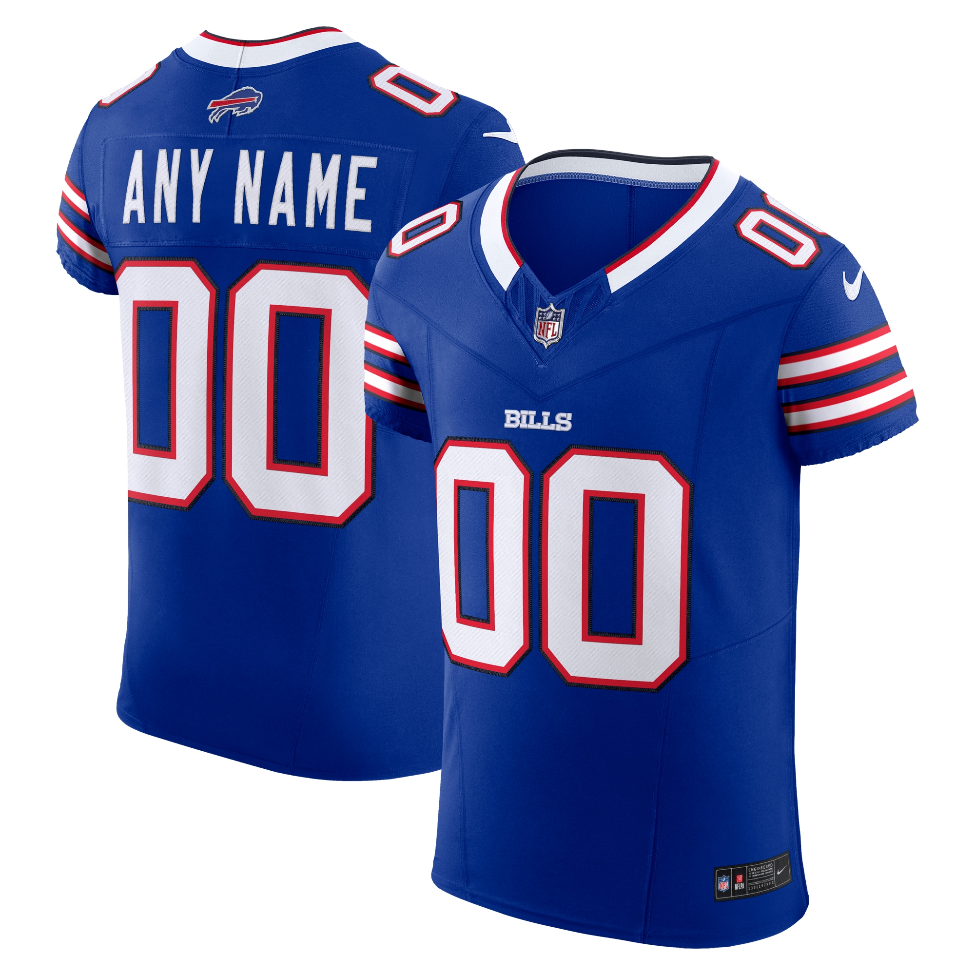 Men's Buffalo Bills Royal Vapor F.U.S.E. Elite Custom Jersey JS6651 nicesnker