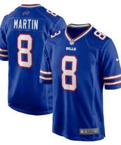 Men's Buffalo Bills Sam Martin Royal Game Player Jersey JS6180 nicesnker