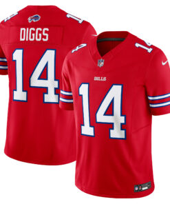 Men's Buffalo Bills Stefon Diggs Red Vapor F.U.S.E. Limited Jersey JS1755 nicesnker