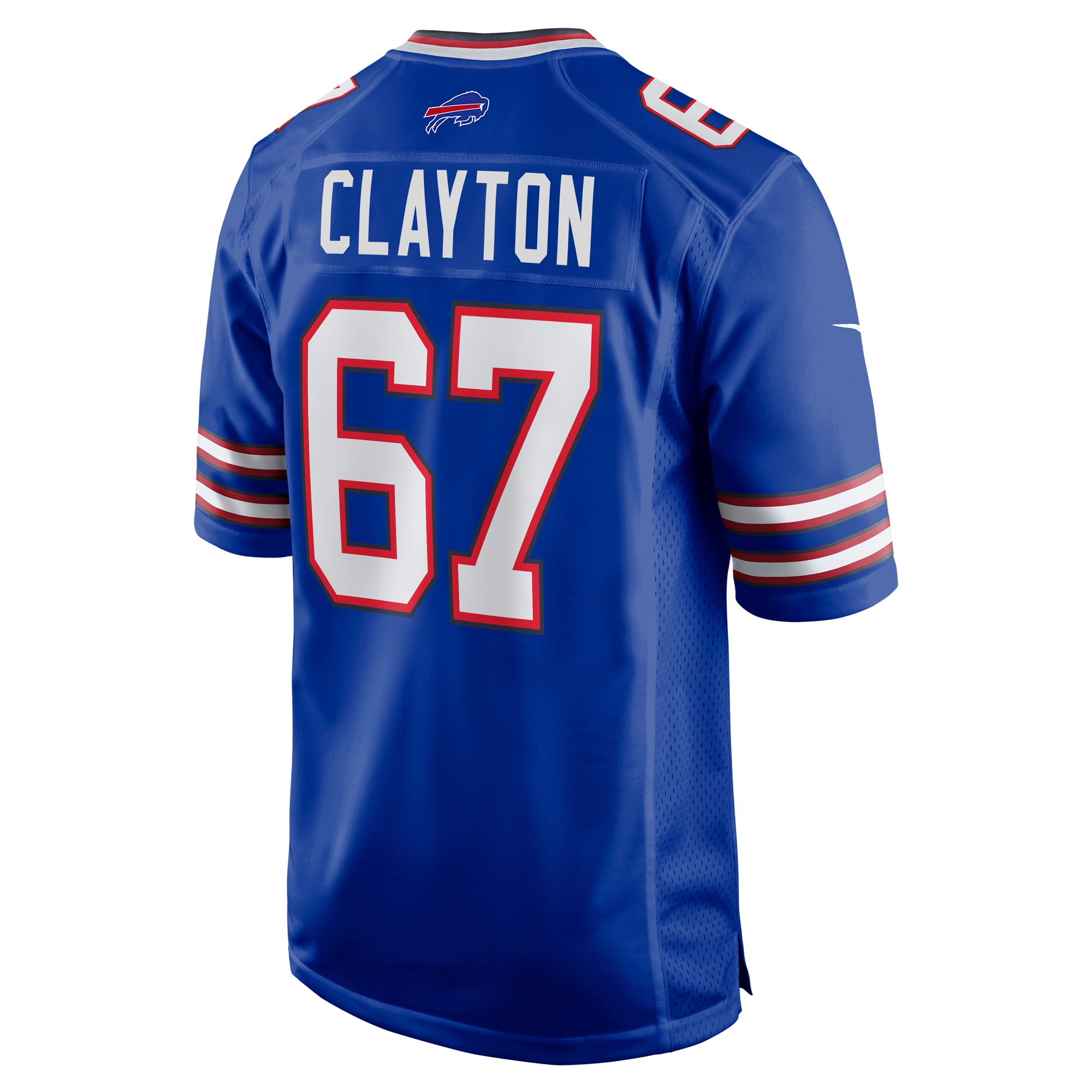 Men's Buffalo Bills Travis Clayton Royal Game Jersey JS5891 nicesnker - Image 3