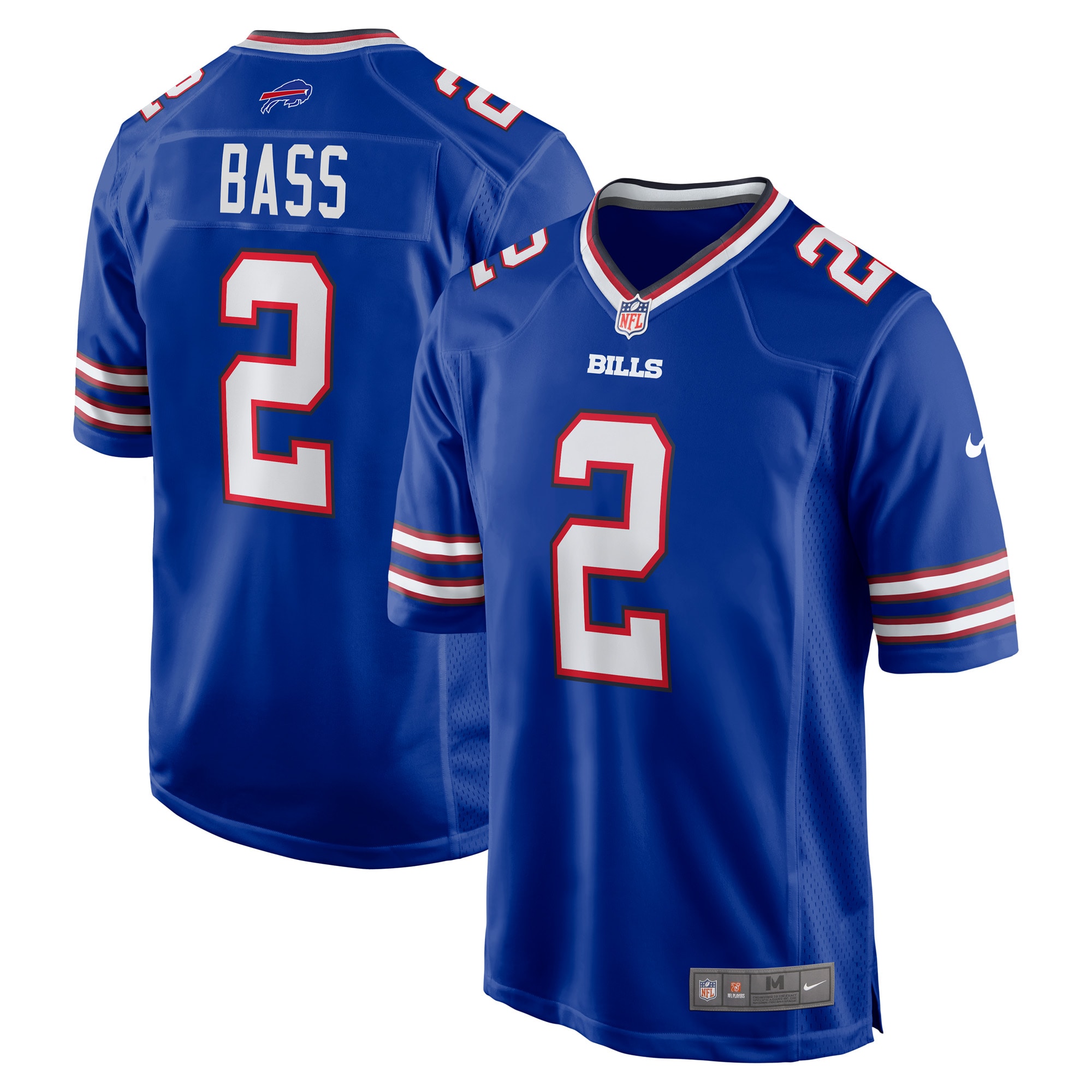 Men's Buffalo Bills Tyler Bass Royal Game Player Jersey JS7861 nicesnker