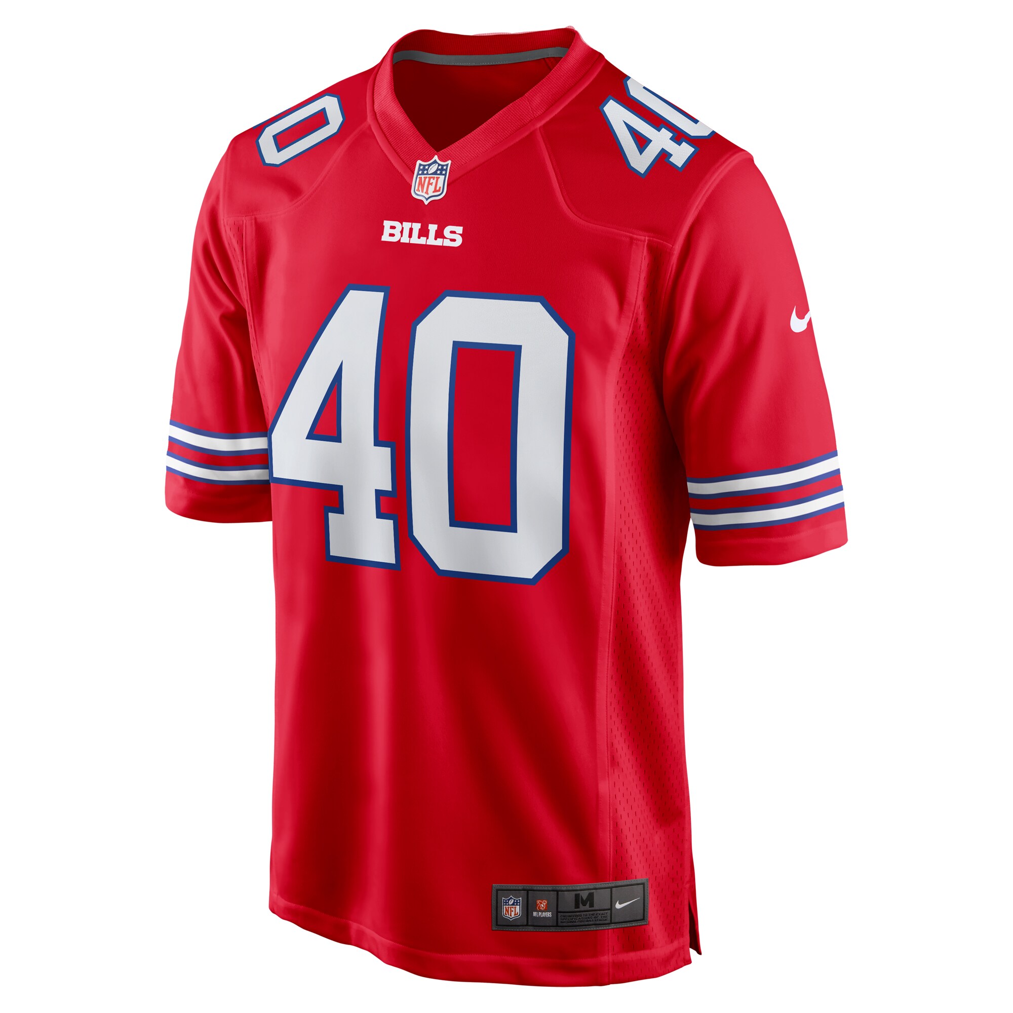 Men's Buffalo Bills Von Miller Red Alternate Game Jersey JS4268 nicesnker - Image 2