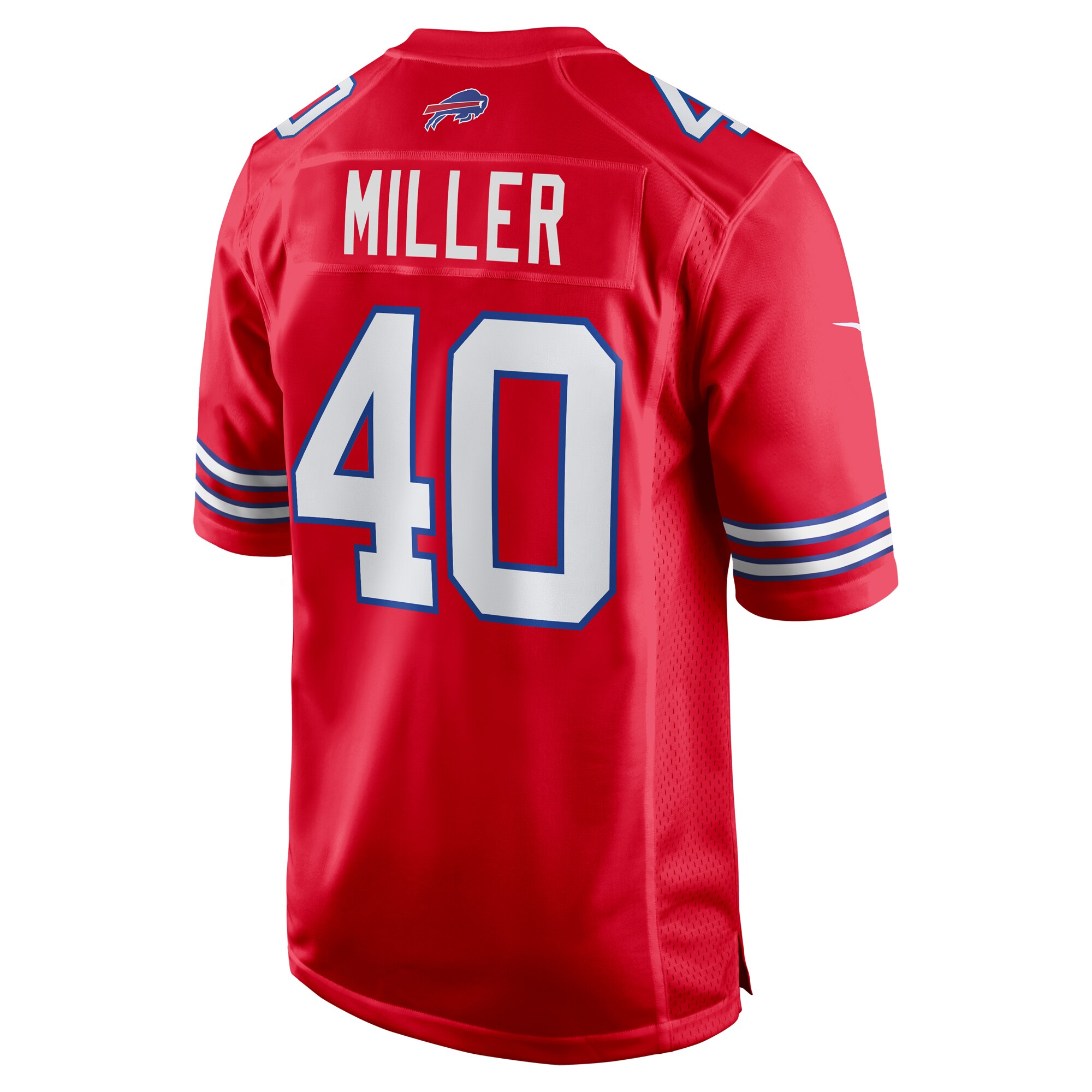 Men's Buffalo Bills Von Miller Red Alternate Game Jersey JS4268 nicesnker - Image 3