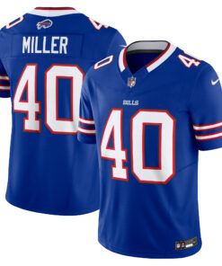 Men's Buffalo Bills Von Miller Royal Vapor F.U.S.E. Limited Jersey JS1534 nicesnker
