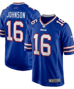 Men's Buffalo Bills Xavier Johnson Royal Game Jersey JS9057 nicesnker