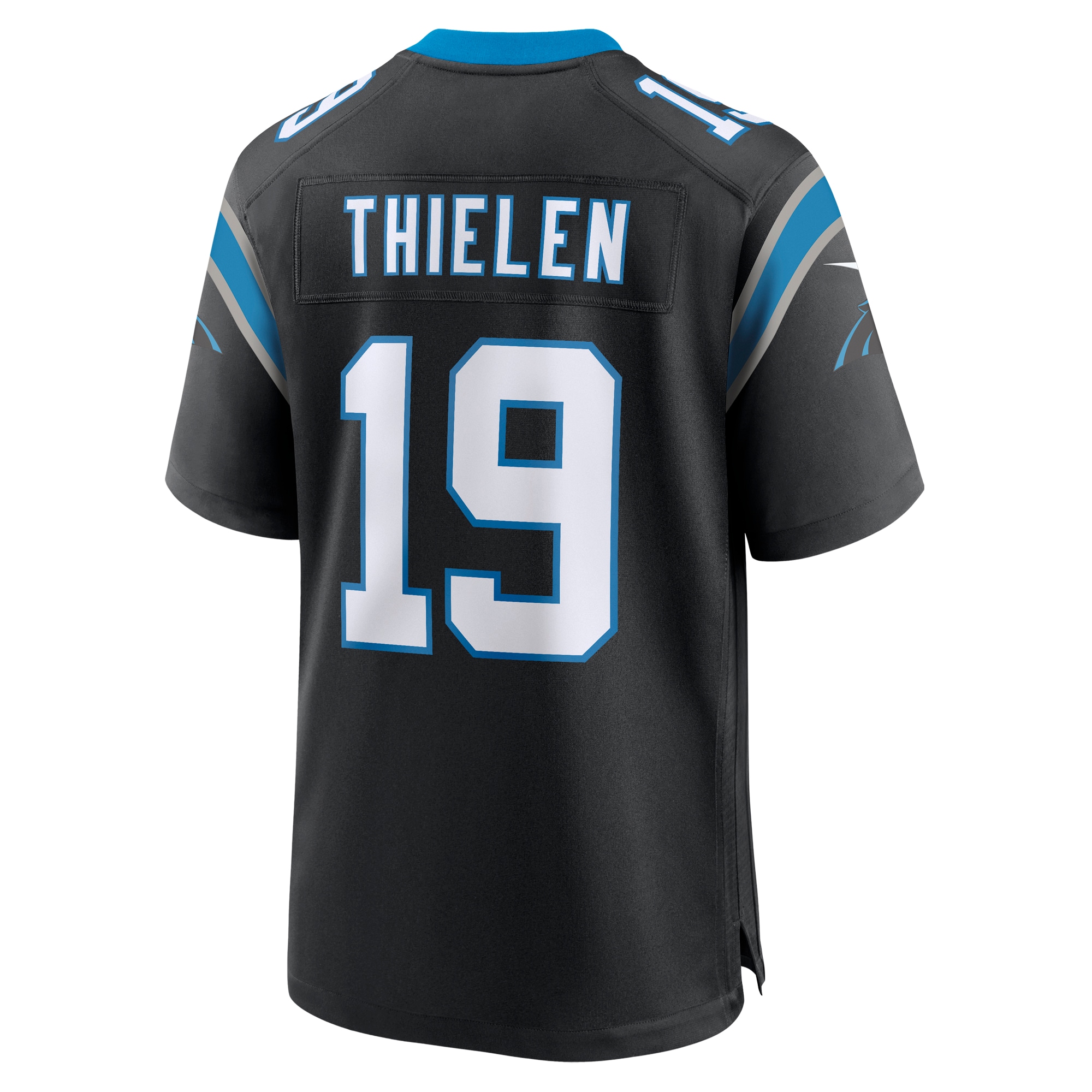 Men's Carolina Panthers Adam Thielen Black Team Game Jersey JS1785 nicesnker - Image 3