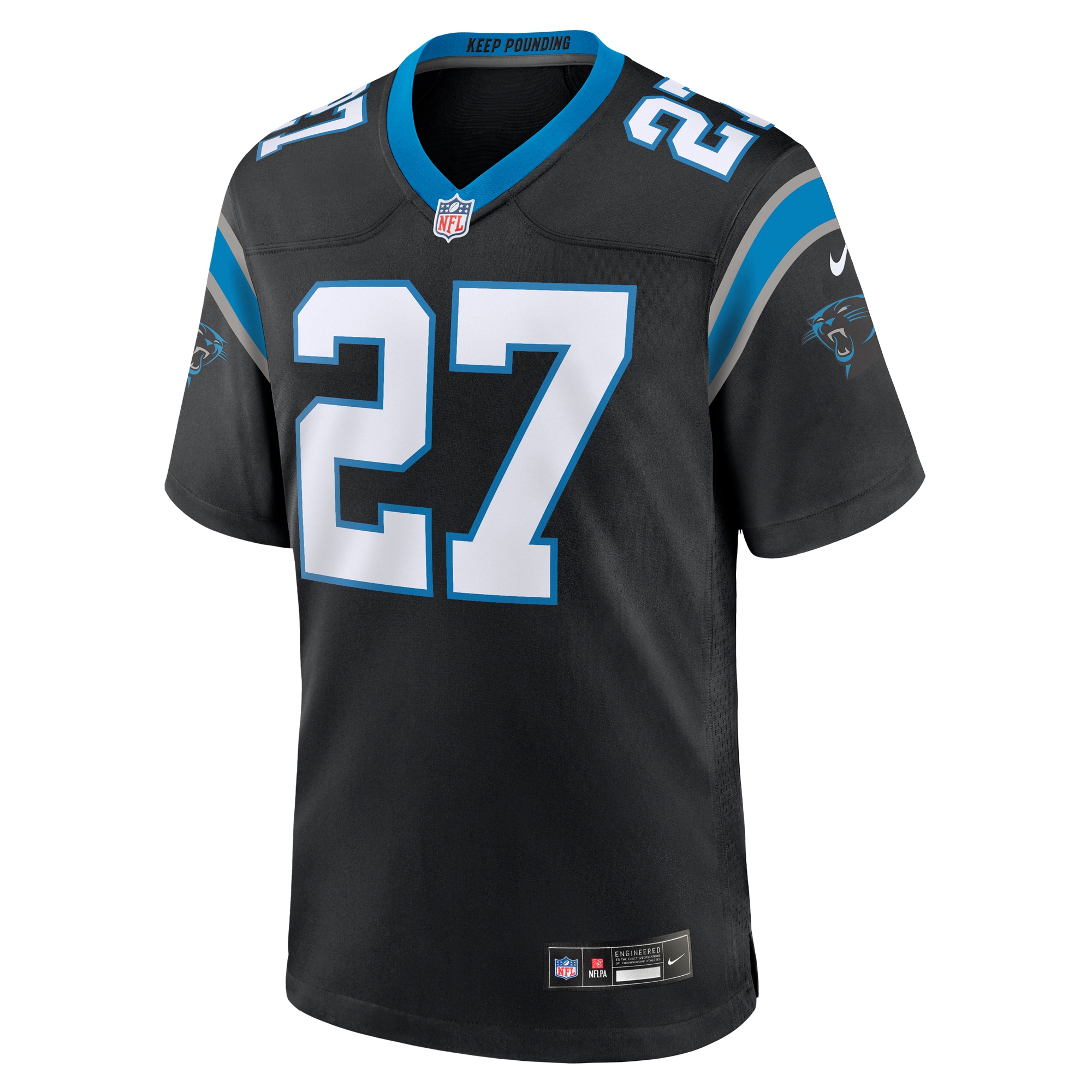 Men's Carolina Panthers Alex Cook Black Game Jersey JS2938 nicesnker - Image 2