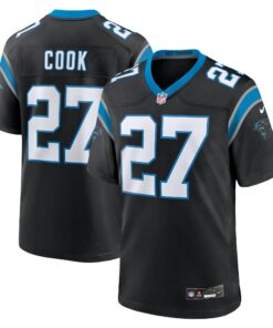 Men's Carolina Panthers Alex Cook Black Game Jersey JS2938 nicesnker