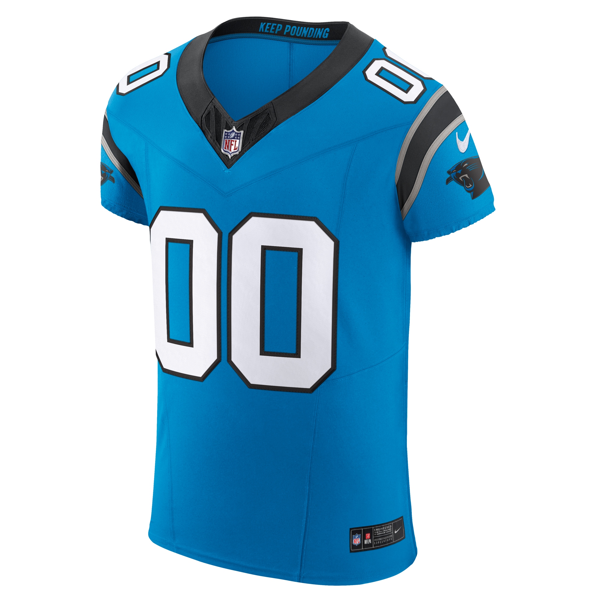 Men's Carolina Panthers Blue Vapor F.U.S.E. Elite Custom Jersey JS9291 nicesnker - Image 2