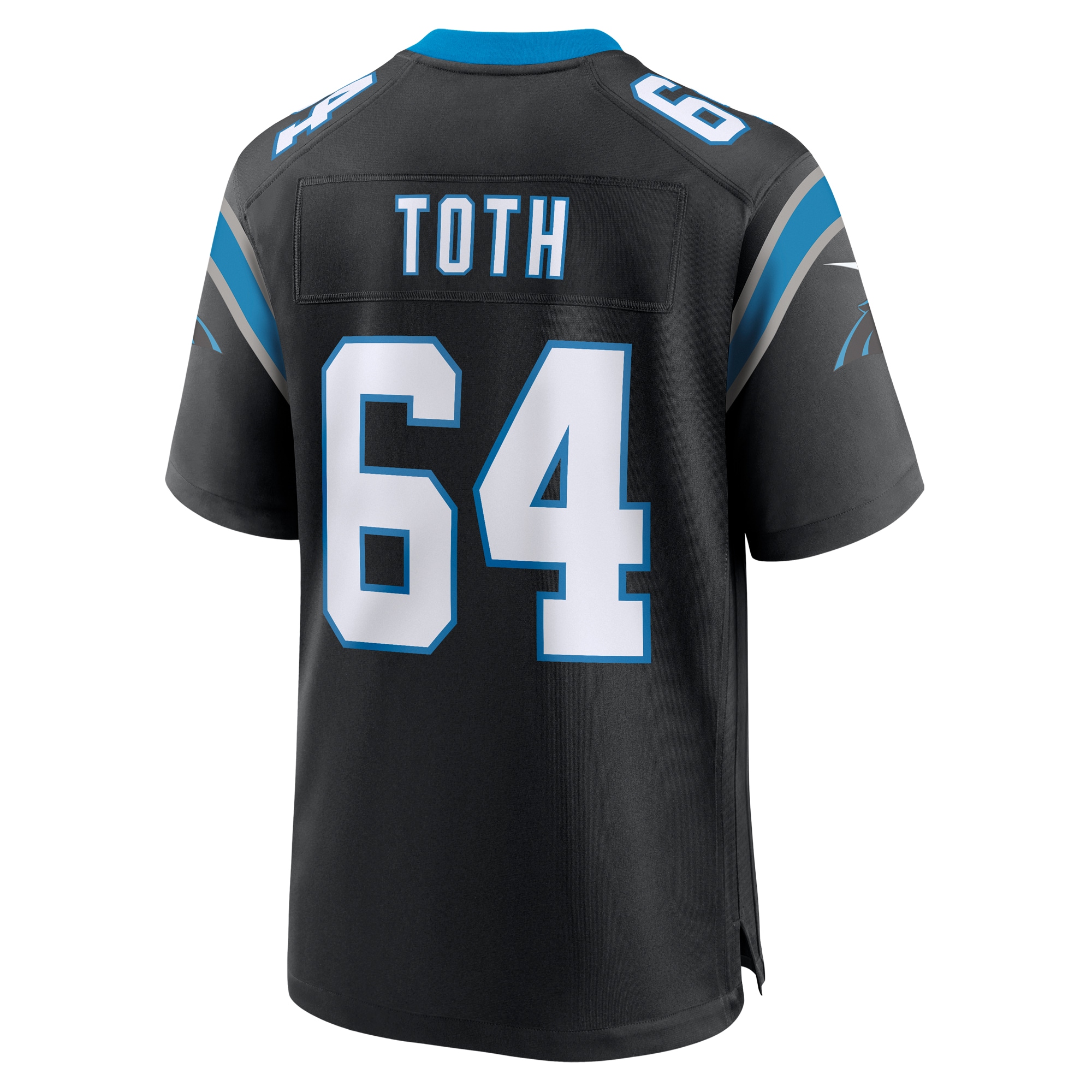 Men's Carolina Panthers Brett Toth Black Game Jersey JS5364 nicesnker - Image 3