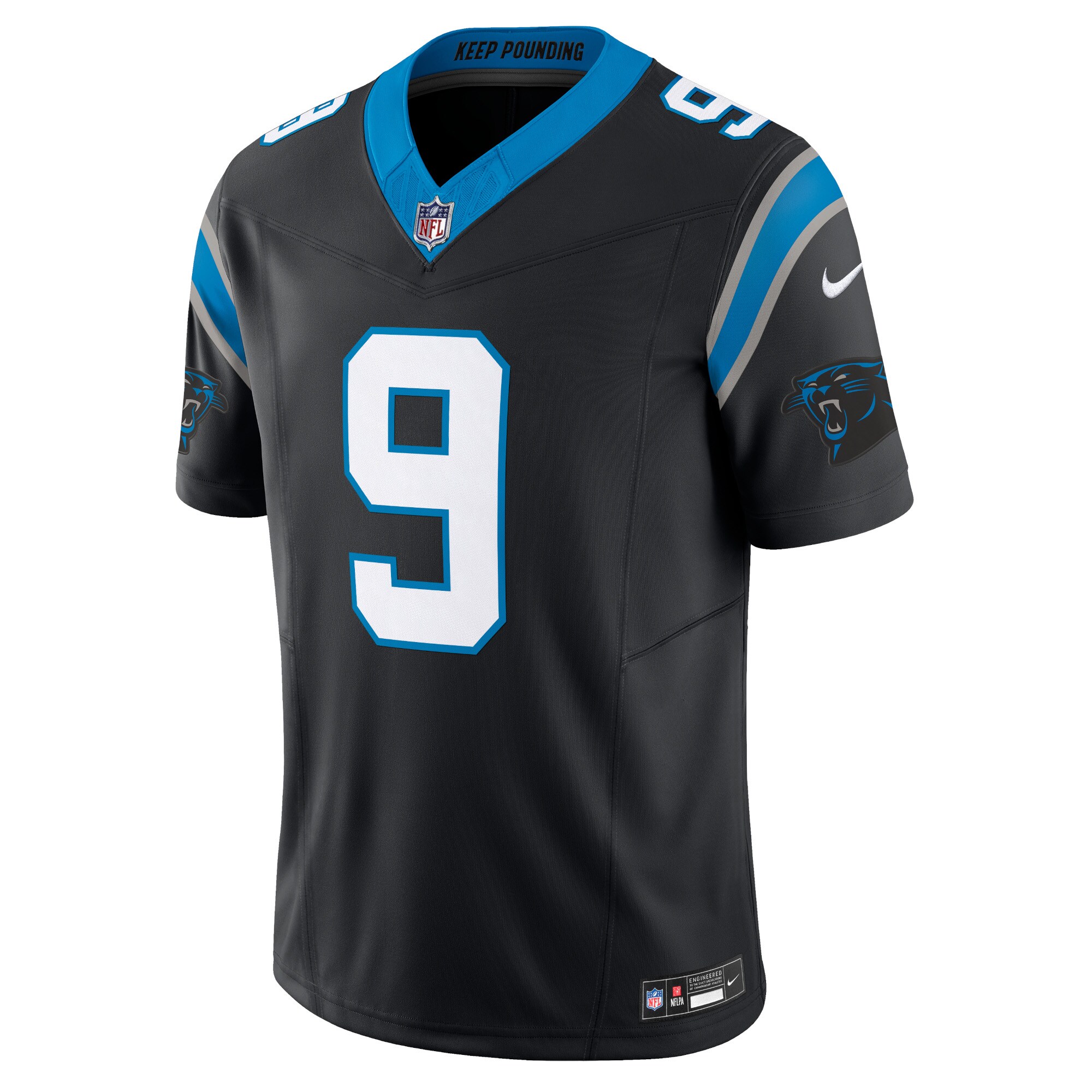 Men's Carolina Panthers Bryce Young Black Vapor F.U.S.E. Limited Jersey JS9011 nicesnker - Image 2