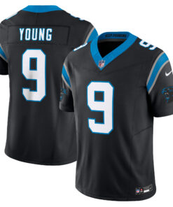 Men's Carolina Panthers Bryce Young Black Vapor F.U.S.E. Limited Jersey JS9011 nicesnker