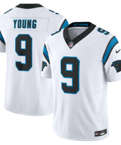 Men's Carolina Panthers Bryce Young White Vapor F.U.S.E. Limited Jersey JS6488 nicesnker