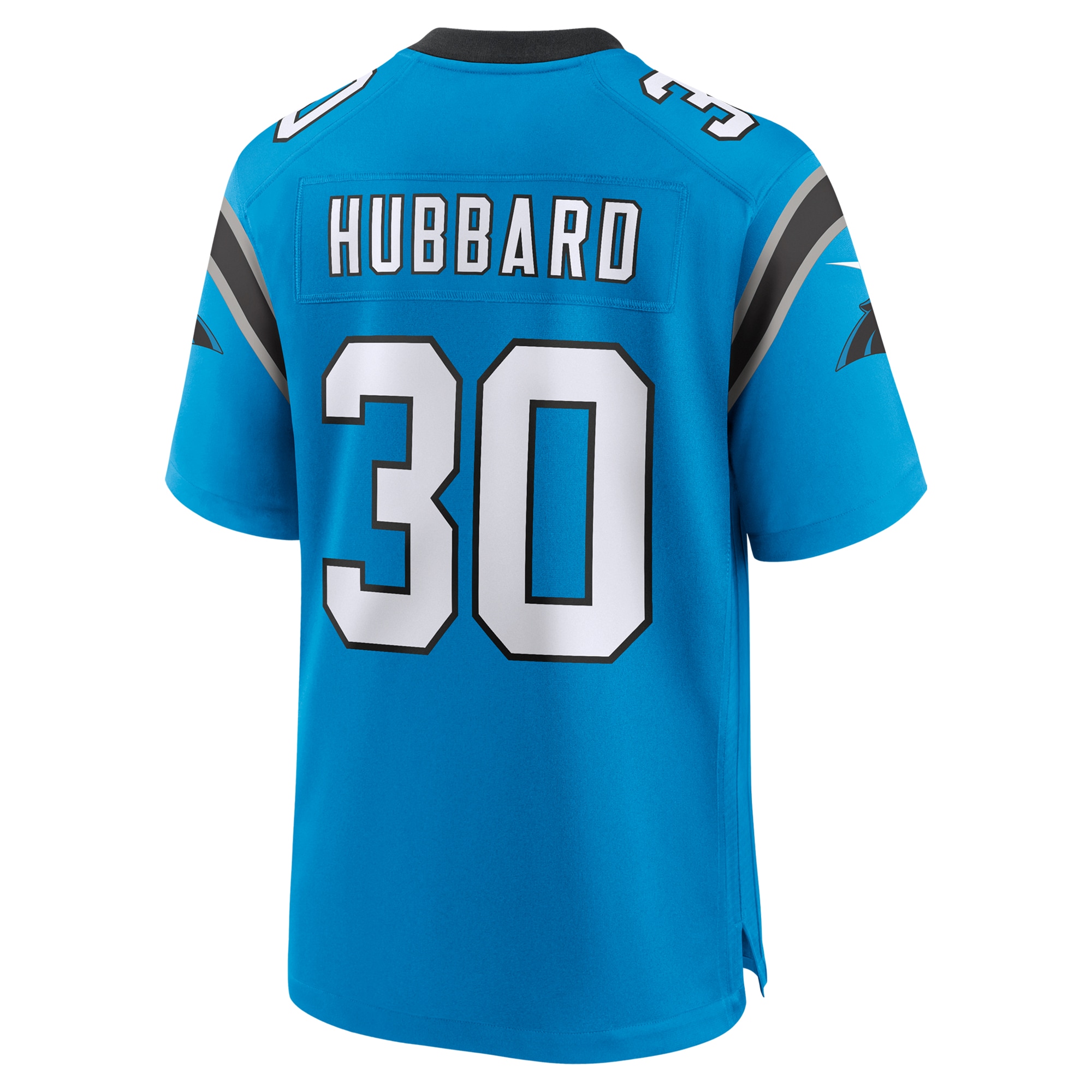 Men's Carolina Panthers Chuba Hubbard Blue Alternate Game Jersey JS4969 nicesnker - Image 3