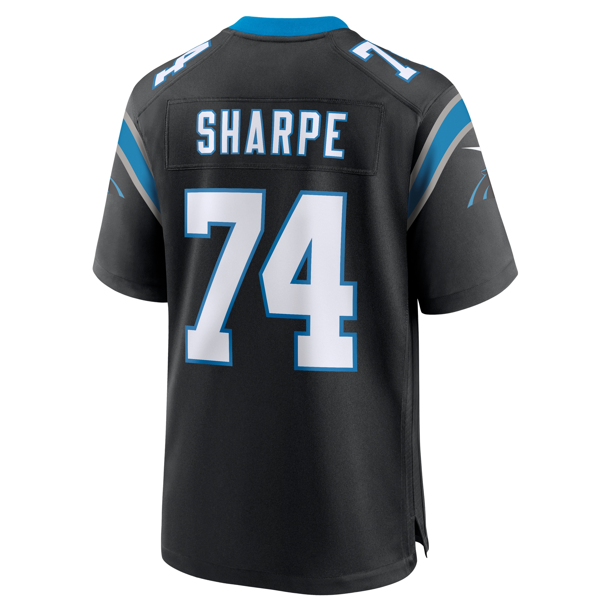 Men's Carolina Panthers David Sharpe Black Team Game Jersey JS1449 nicesnker - Image 3