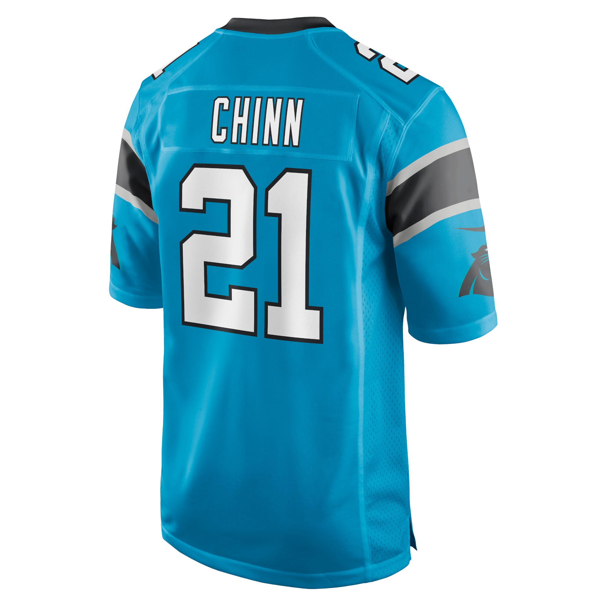 Men's Carolina Panthers Jeremy Chinn Blue Game Jersey JS2371 nicesnker - Image 3