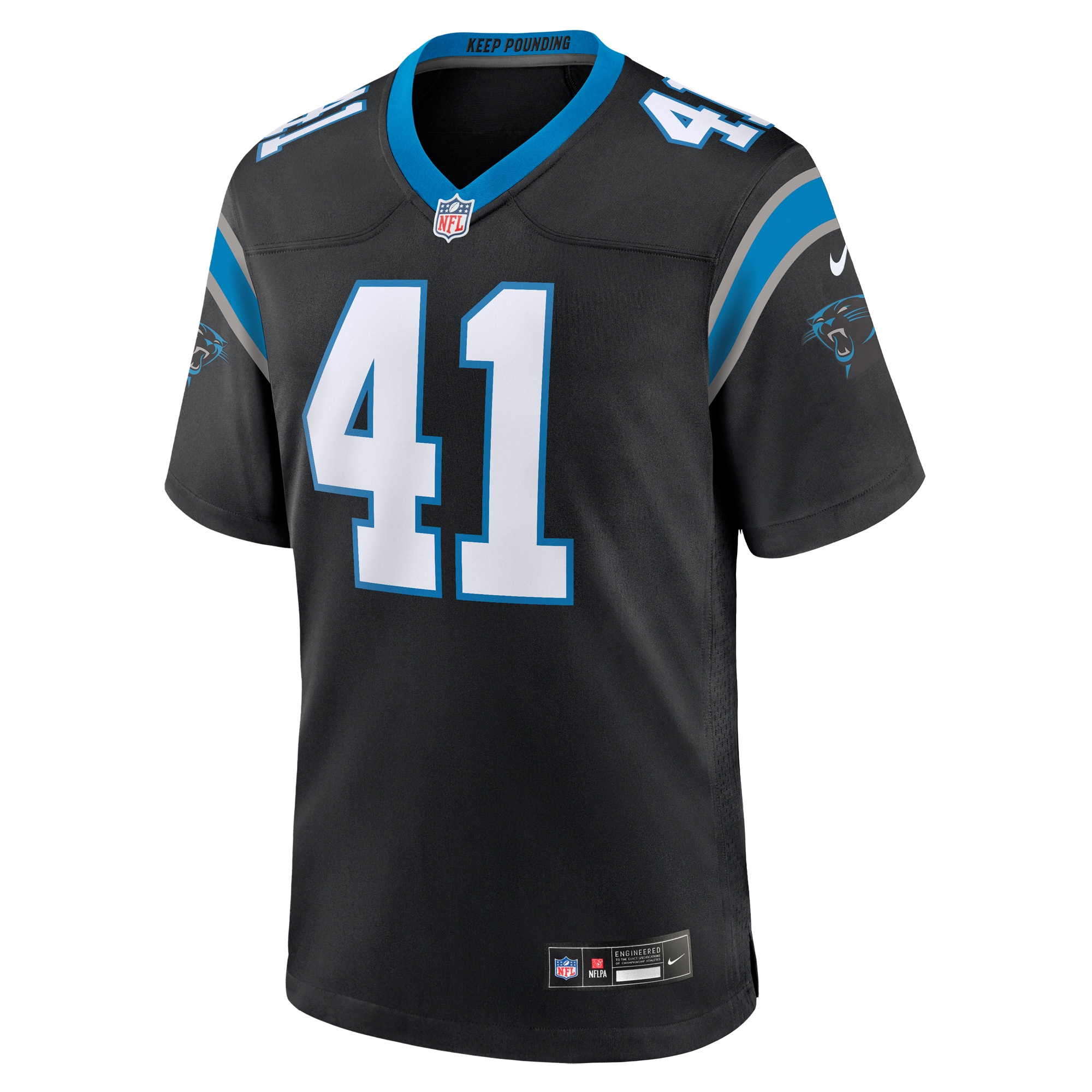 Men's Carolina Panthers Matthias Farley Black Game Jersey JS5710 nicesnker - Image 2