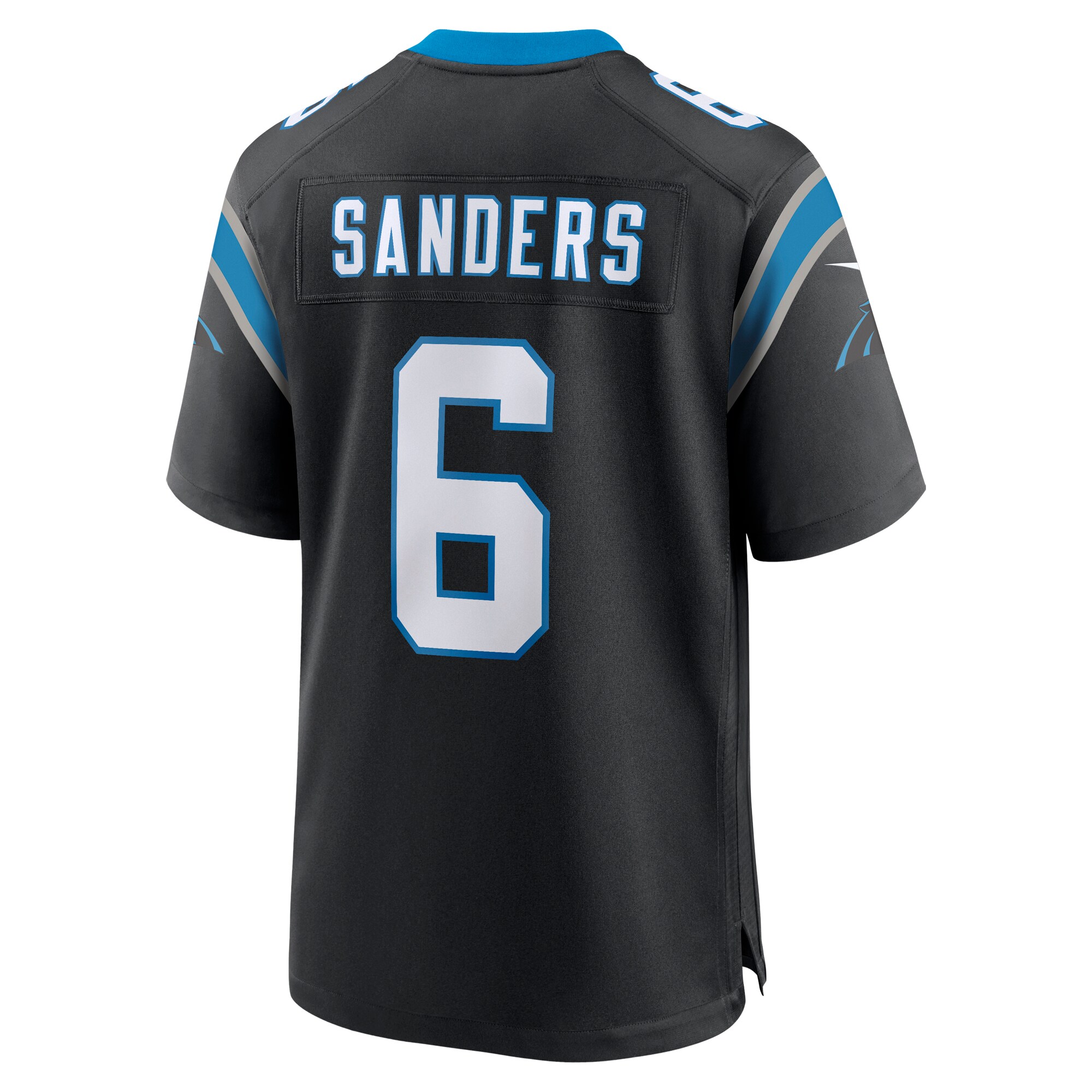 Men's Carolina Panthers Miles Sanders Black Game Player Jersey JS9667 nicesnker - Image 3