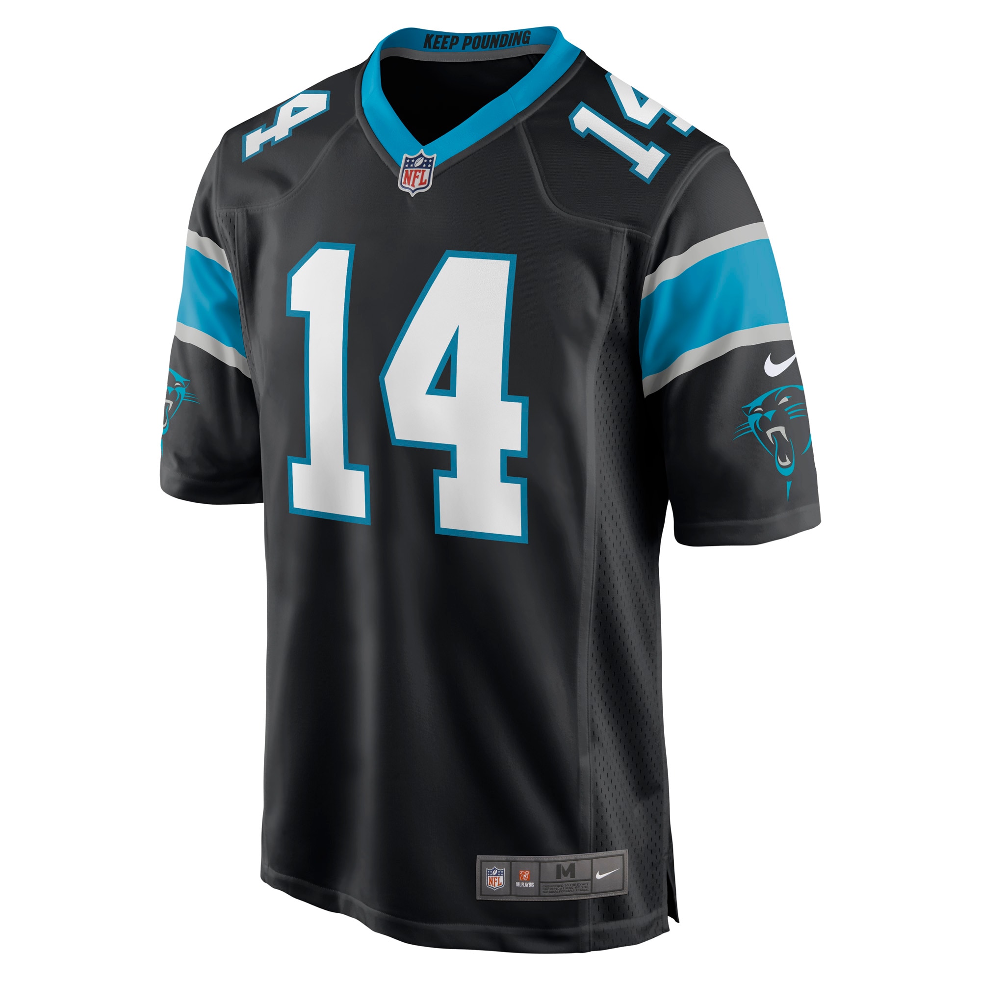 Men's Carolina Panthers Sam Darnold Black Game Player Jersey JS5459 nicesnker - Image 2